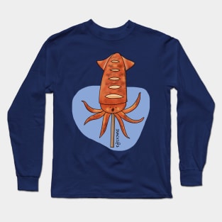 Grilled Squid on a Stick Long Sleeve T-Shirt